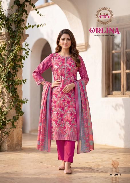 Alok suit orlina printed dress material wholesale